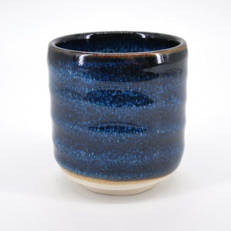japanese blue terracotta teacup Ø9cm KONJI SÔKÔ