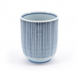 taza de té japonés, SEIJI TOKUSA, lineas azules