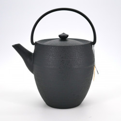 japanese high prestige teapot, CHÛSHIN KÔBÔ MARUTSUTSU, black