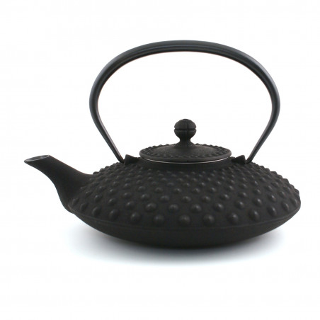 Japanese teapot cast iron, IWACHU KAMBIN 0,750lt, black