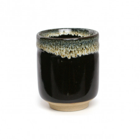 tasse noire japonaise à thé en céramique unofu 17MYA5651943E