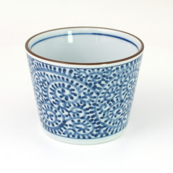 Japanese Soba choko cup ceramic TAKO KARAKUSA
