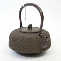 Japanese cast iron kettle, MANDAIARARE, 1.5 L, dots
