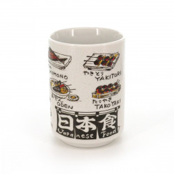 tazza di tè giapponese, JAPANESE FOOD, disegni